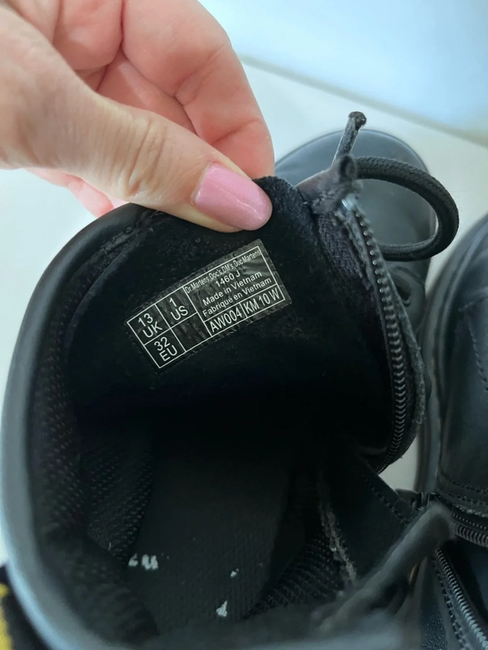 Dr Martens Black Leather Boots